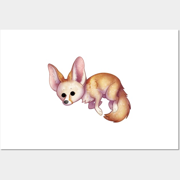 Cozy Fennec Fox Wall Art by Phoenix Baldwin